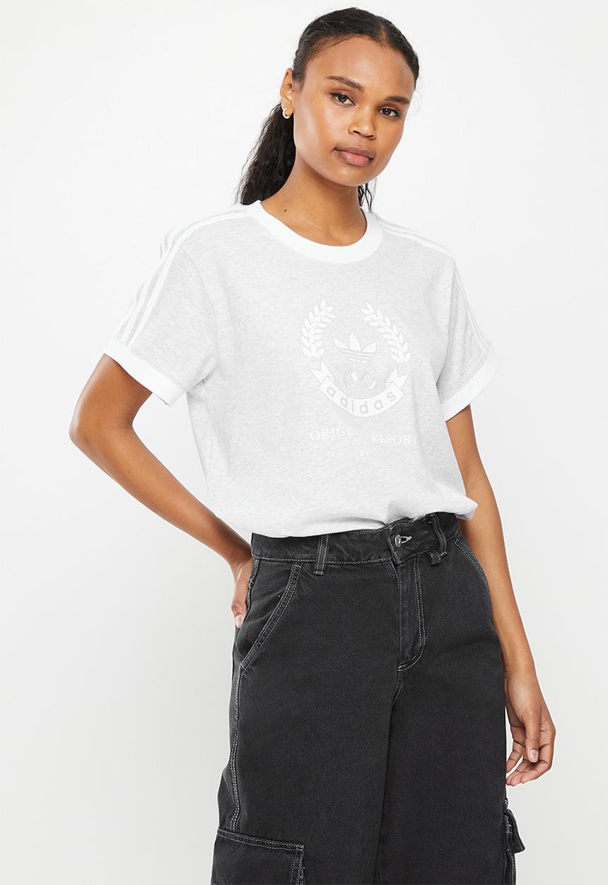 adidas Originals - Resort tee w - light grey heather