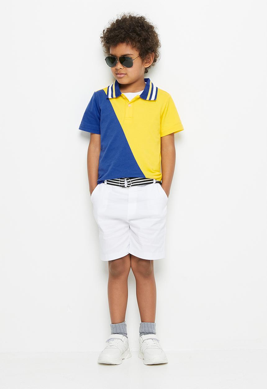 Pop Candy - Boys golfer & shorts set - multi