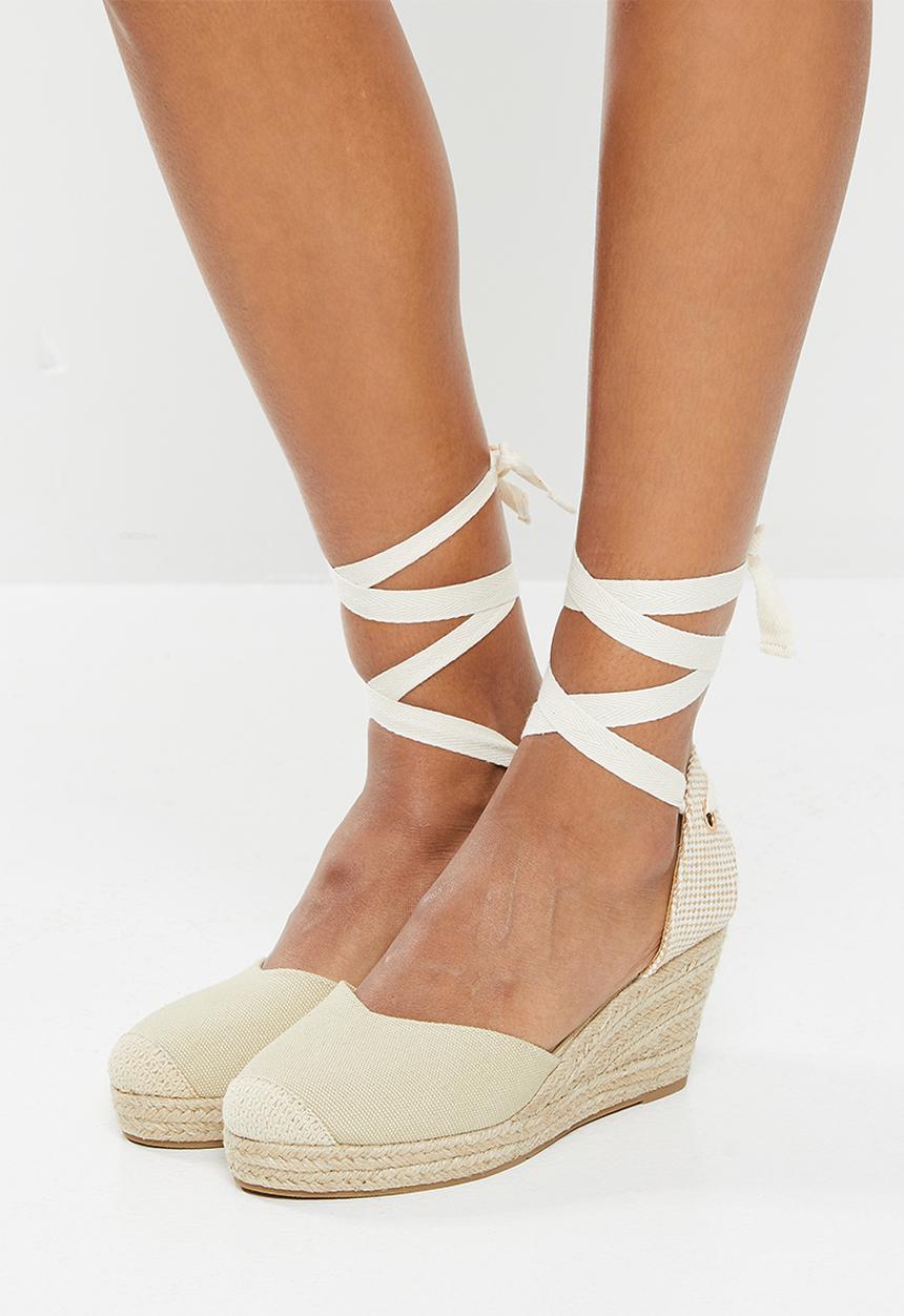 Madison® - Clover espadrille wedge heel - neutral