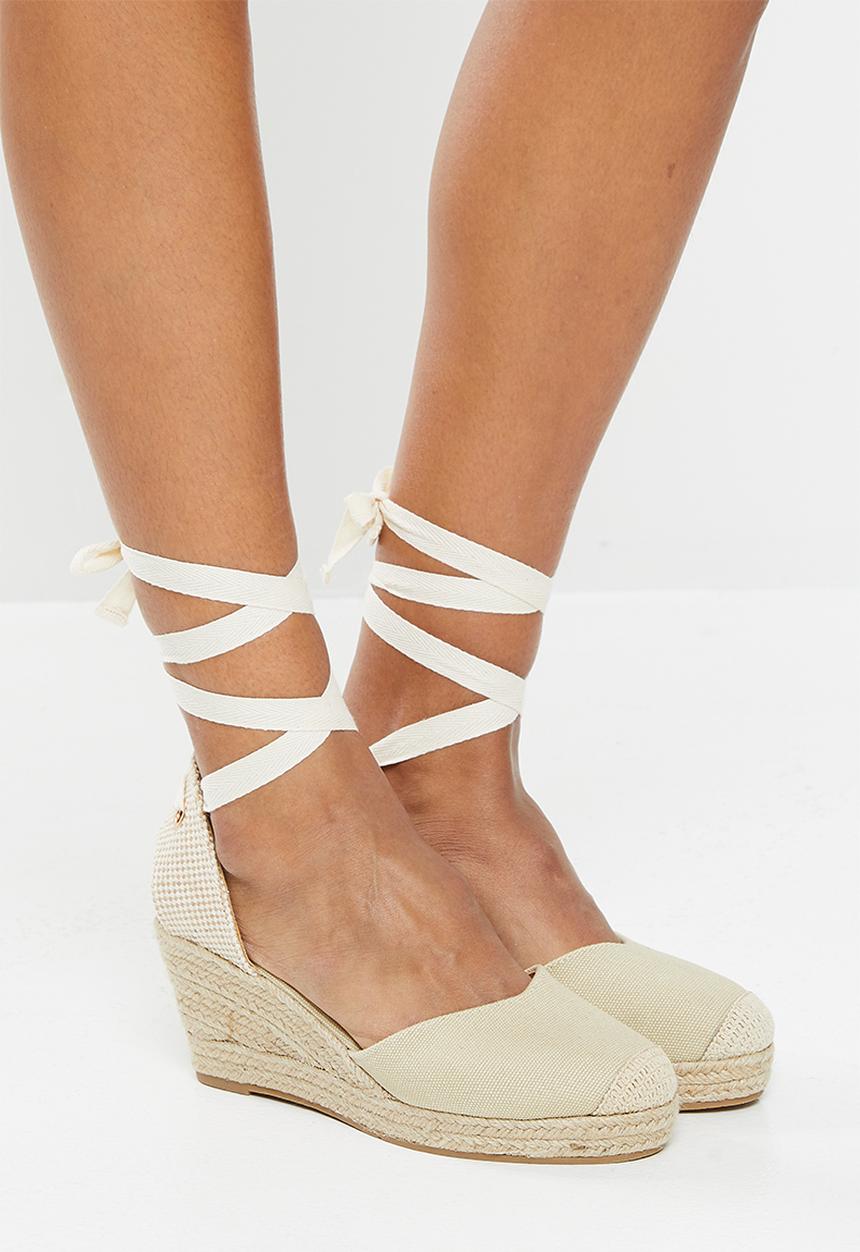 Madison® - Clover espadrille wedge heel - neutral