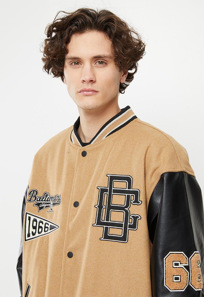 Factorie - Varsity jacket - biscuit & baltimore city