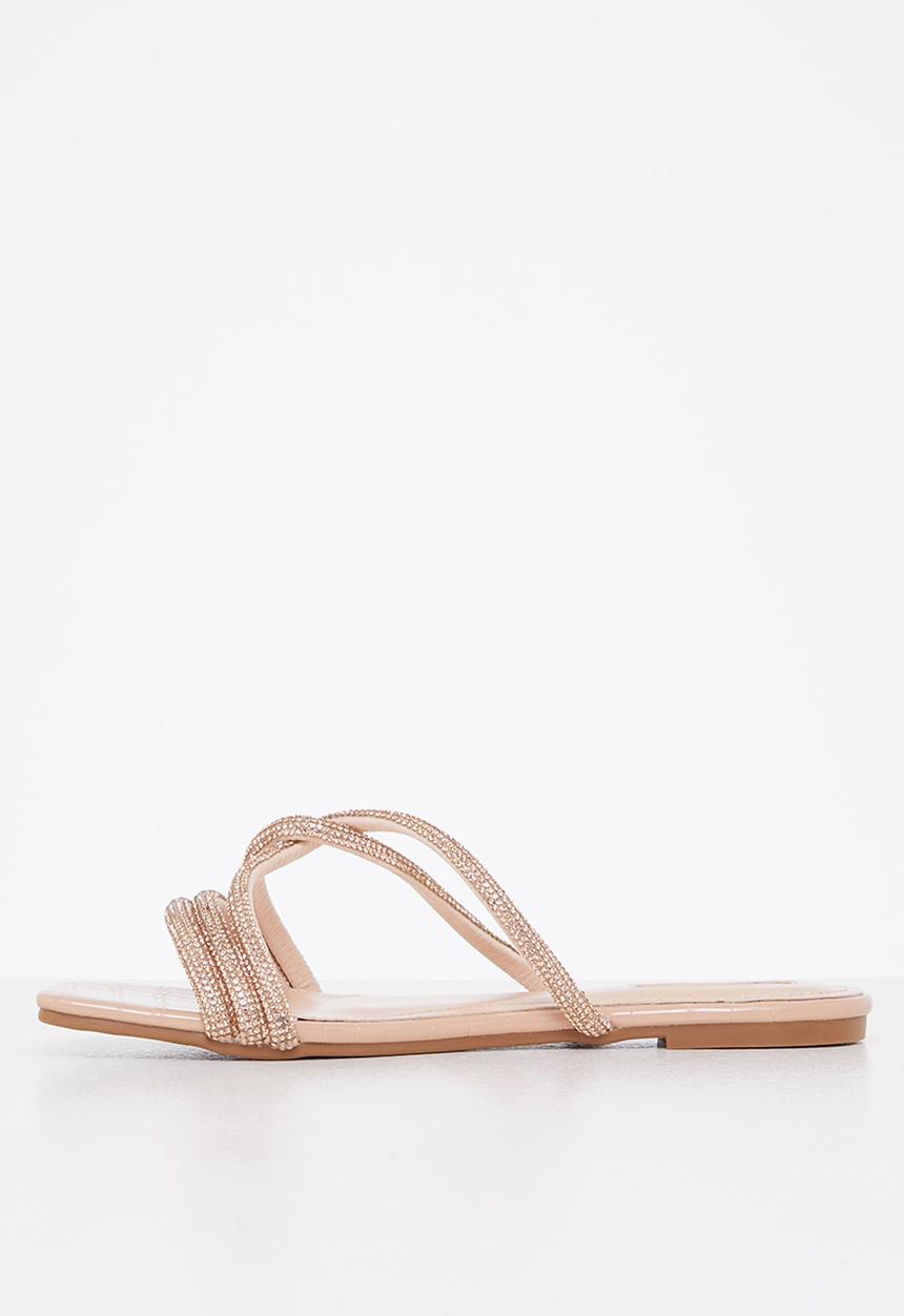 Plum - Diaz square toe sandal - neutral