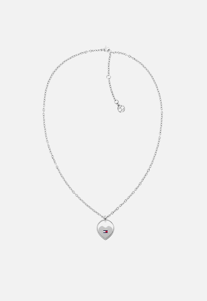 Tommy Hilfiger - Thj heart necklace - silver
