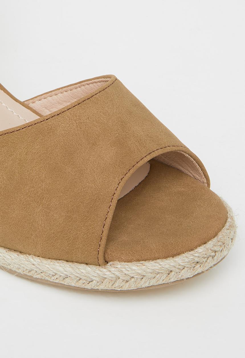 Butterfly Feet - Robyn 1 espadrille wedge heel - tan