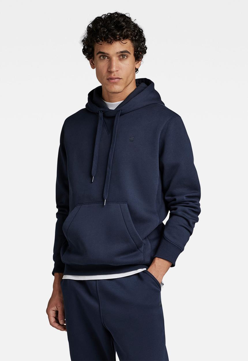 G-STAR - Premium core hooded sweat - navy