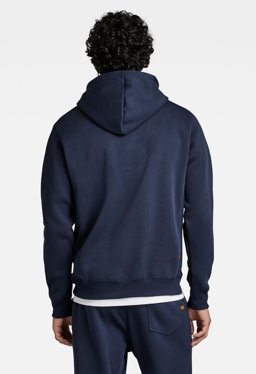 G-STAR - Premium core hooded sweat - navy