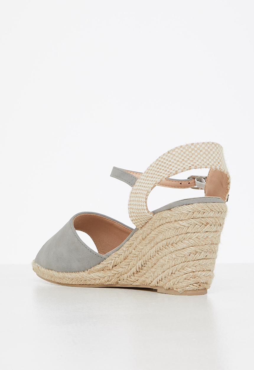 Butterfly Feet - Robyn 1 espadrille wedge heel - grey