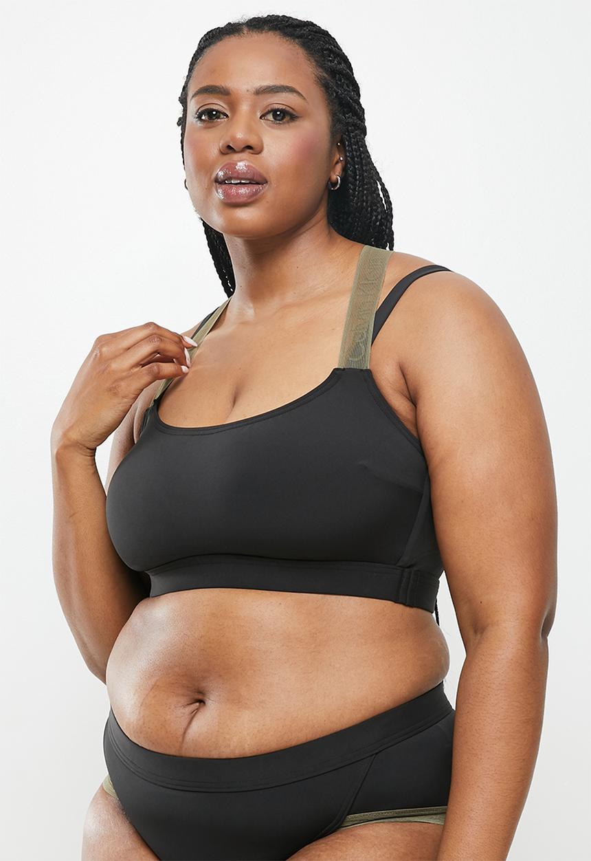 Calvin Klein - Ck curve bralette bikini top - black