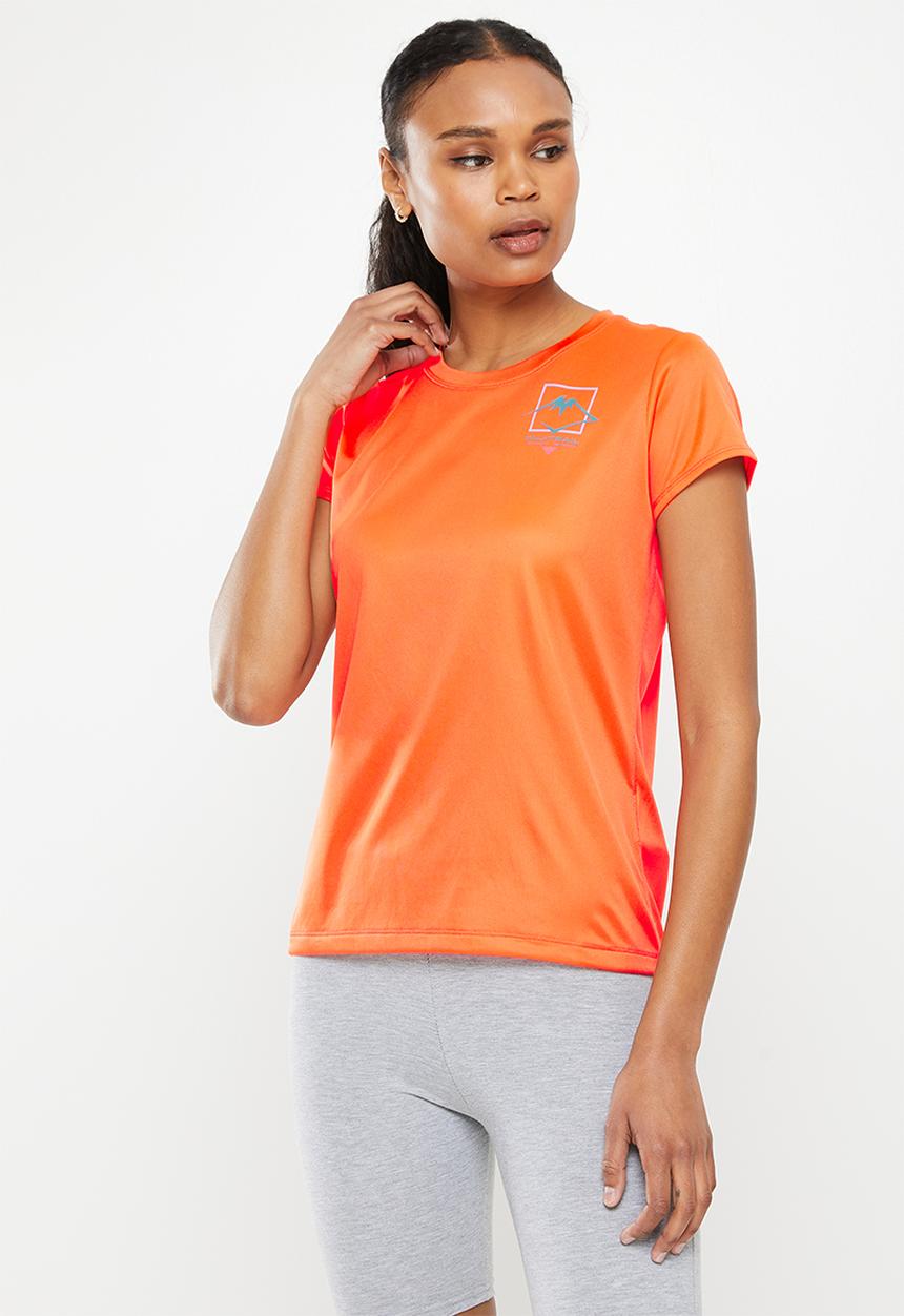 ASICS - Fujitrail logo short sleeve top - nova orange