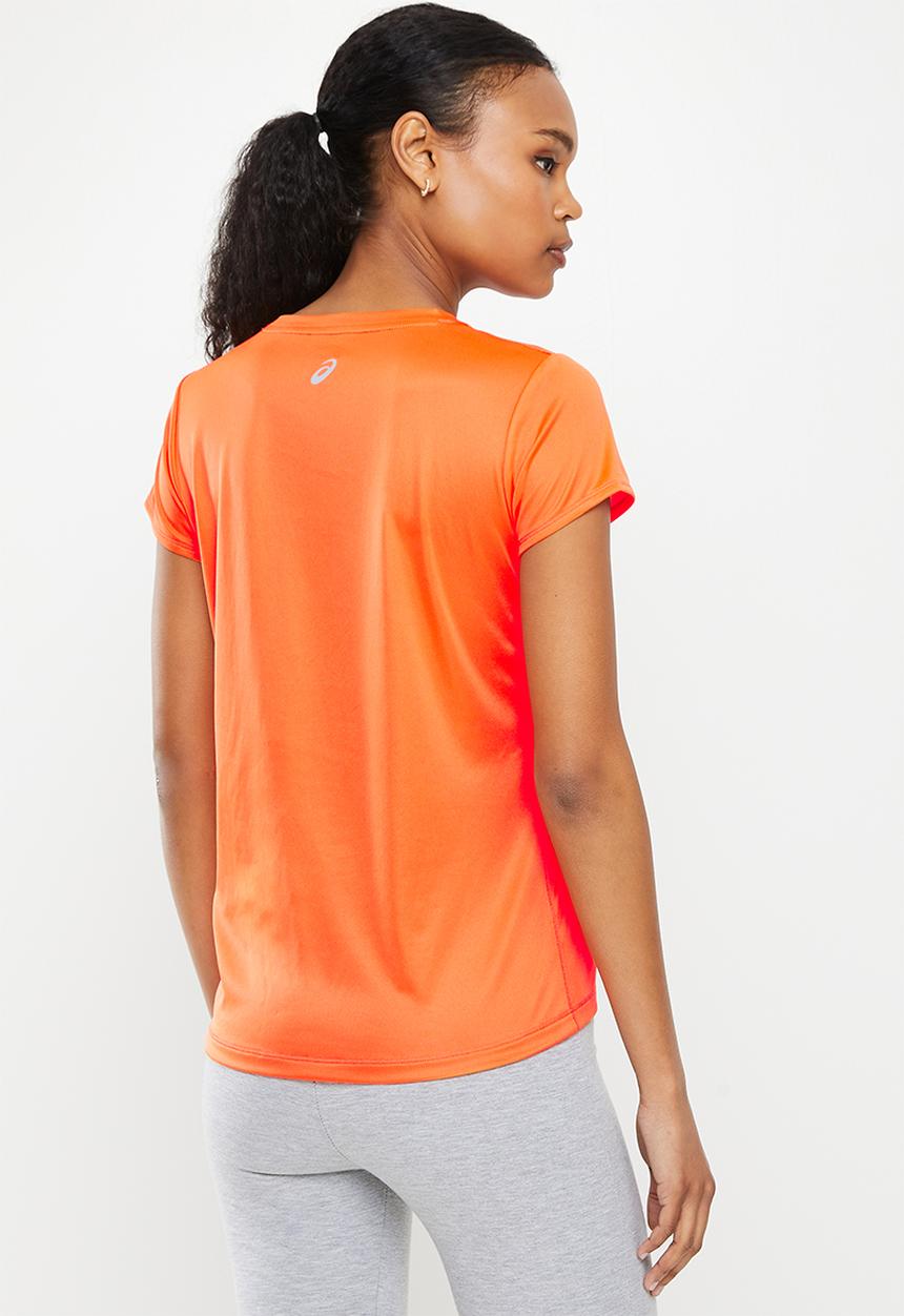 ASICS - Fujitrail logo short sleeve top - nova orange