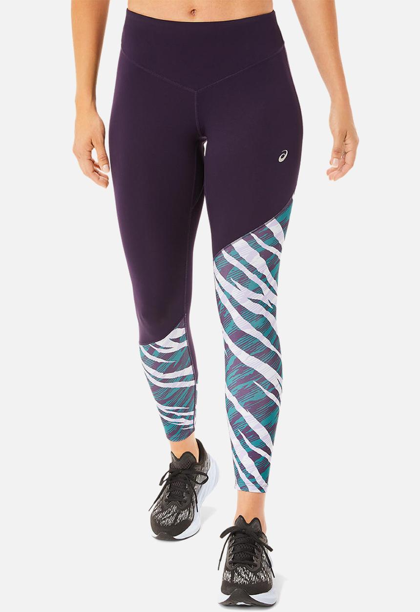 ASICS - Wild camo 7/8 tight - night shade & velvet pine