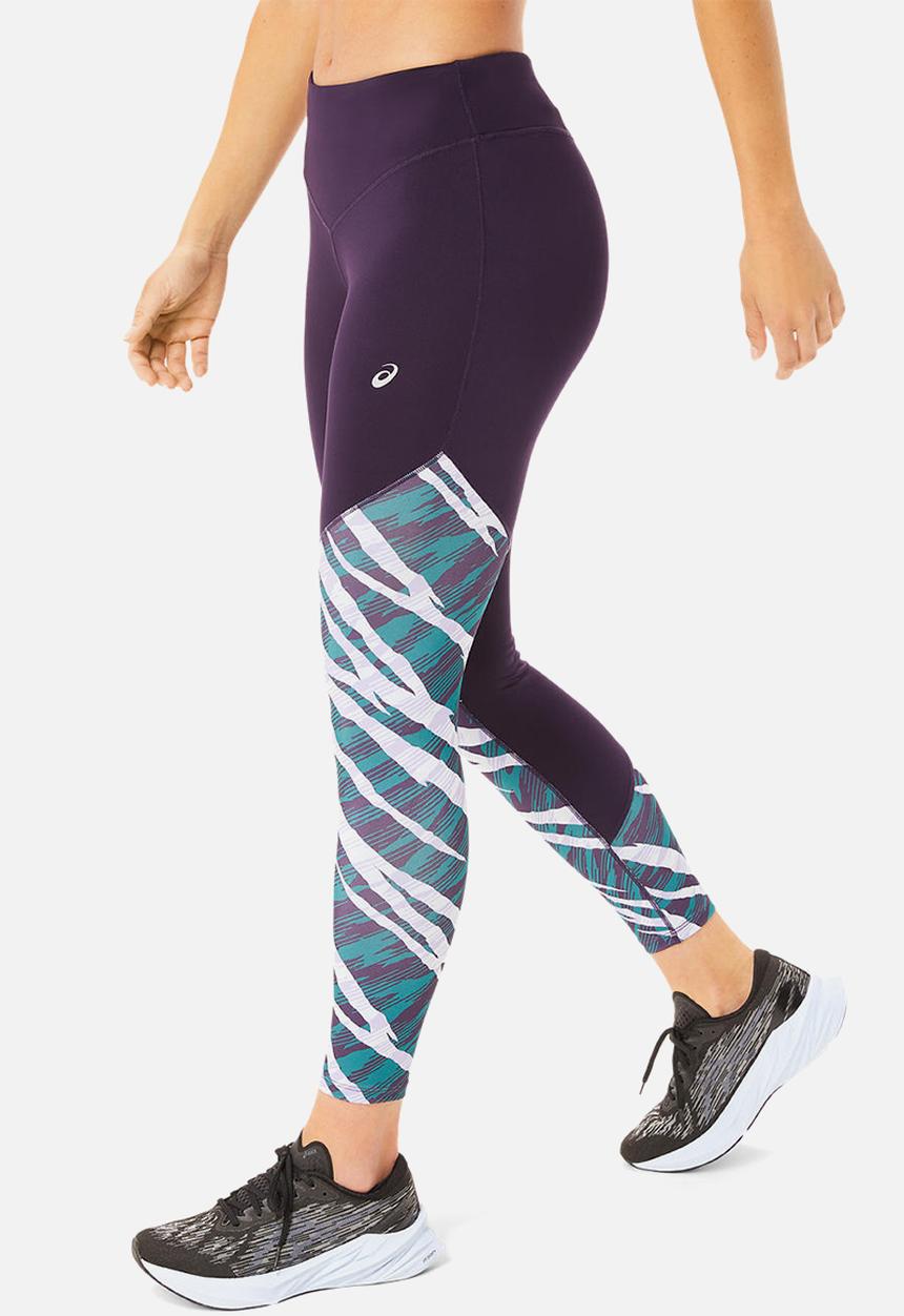 ASICS - Wild camo 7/8 tight - night shade & velvet pine