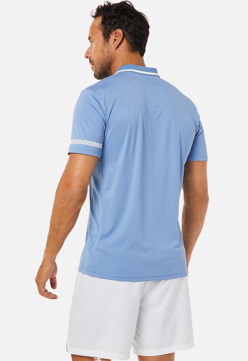 ASICS - Court m polo shirt - blue harmony