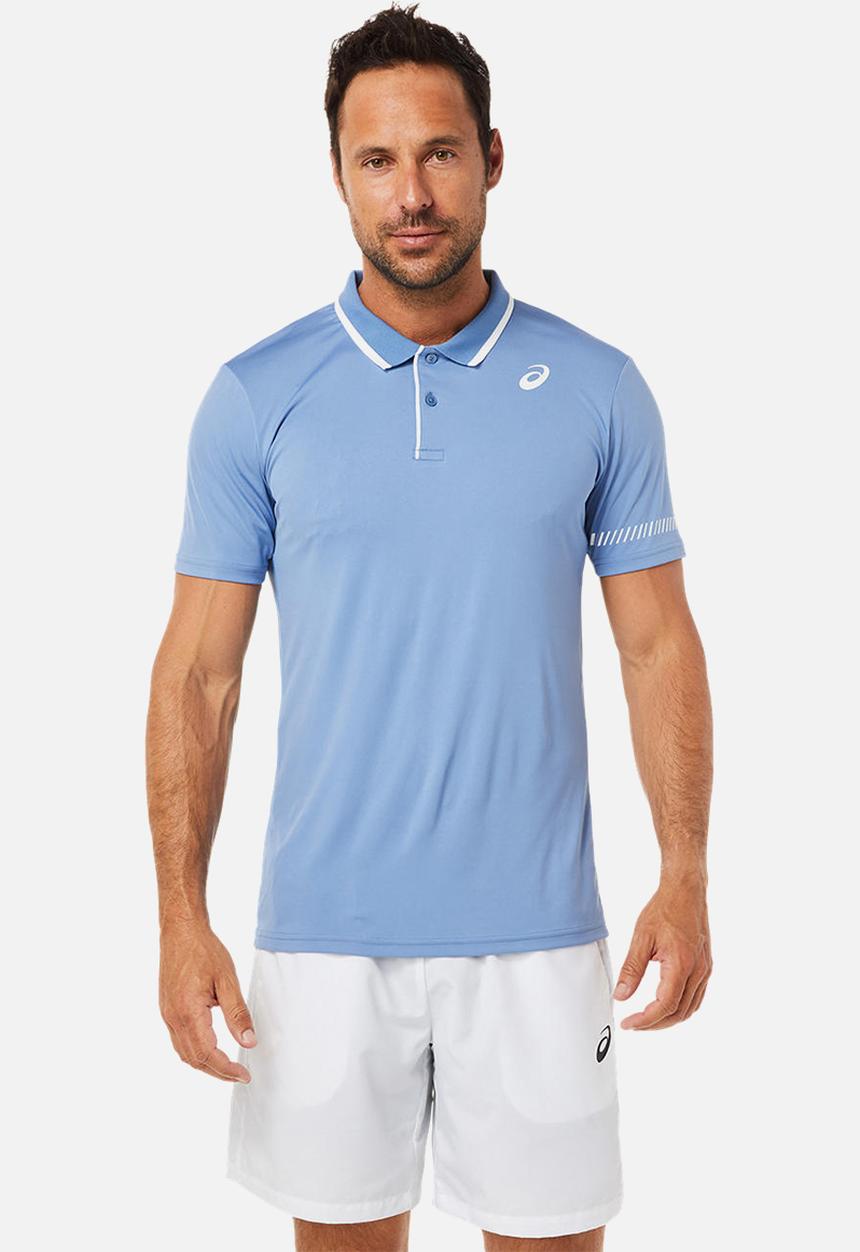 ASICS - Court m polo shirt - blue harmony
