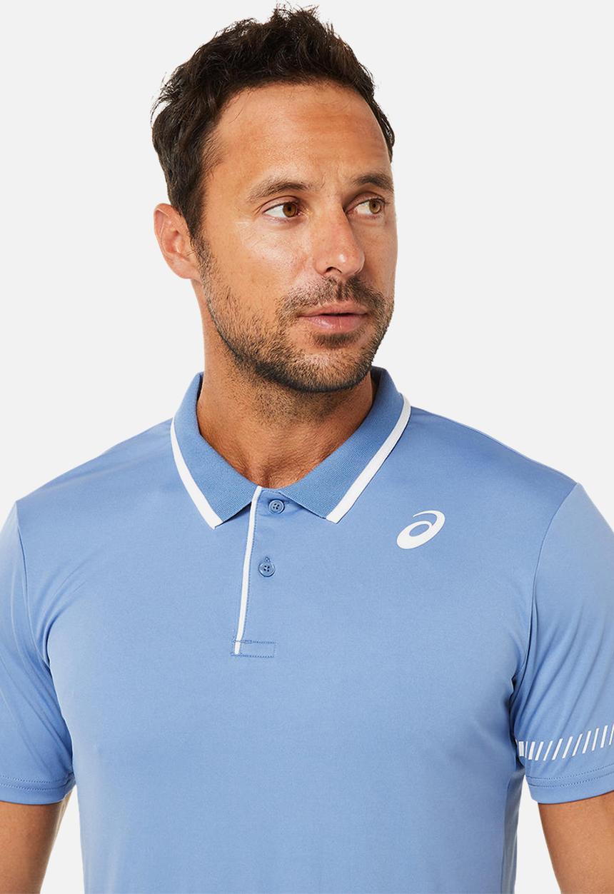 ASICS - Court m polo shirt - blue harmony
