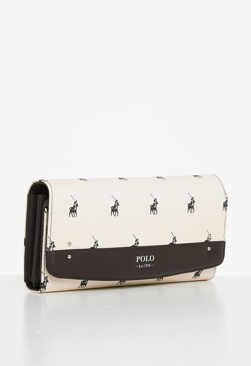 POLO - New classic trifold purse bag - cream