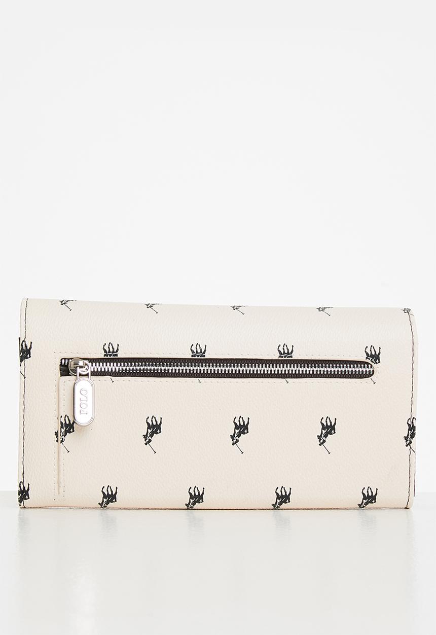 POLO - New classic trifold purse bag - cream