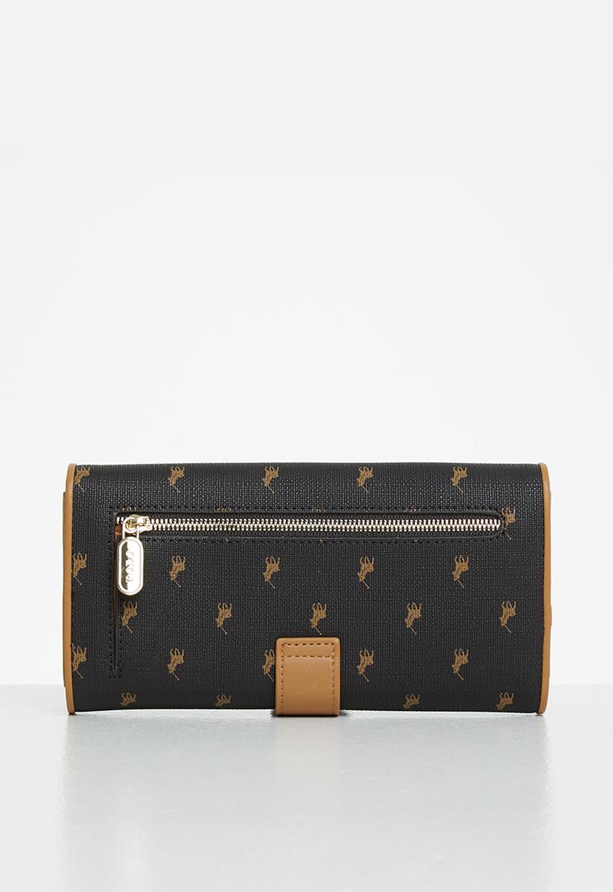 POLO - Iconic trifold purse - brown