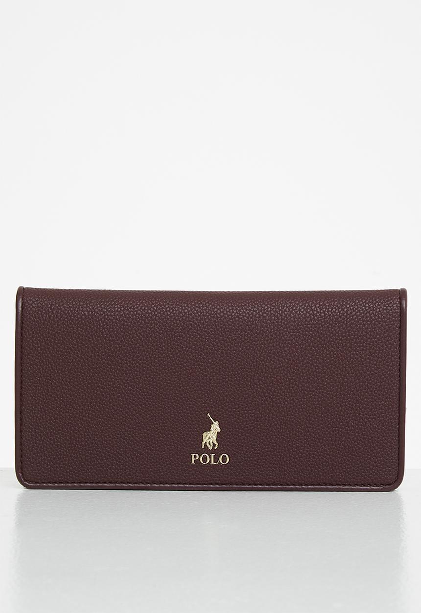 POLO - Lyon continental purse - bloodstone