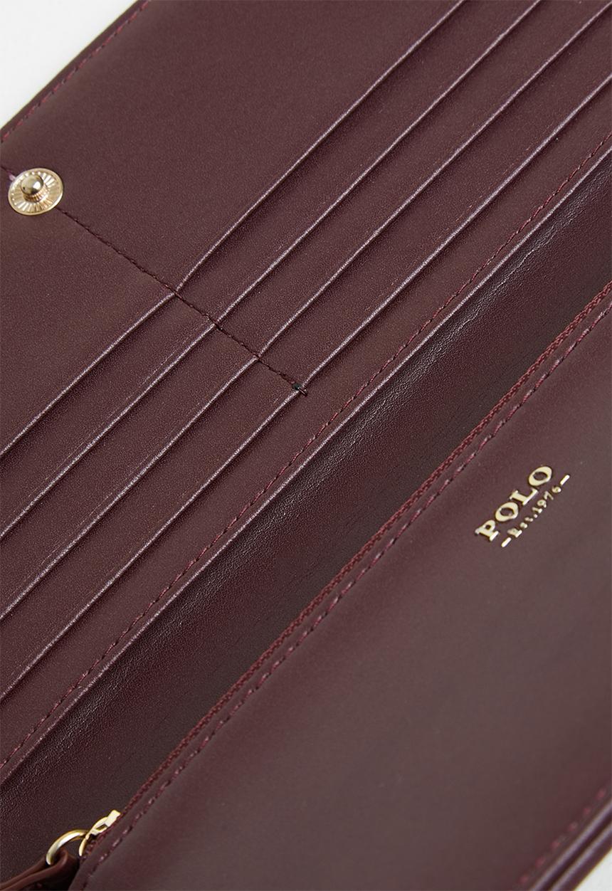 POLO - Lyon continental purse - bloodstone