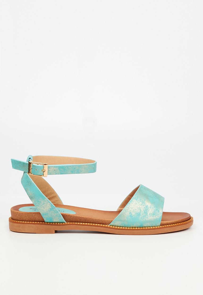 Butterfly Feet - Ellie 3 ankle tie sandal - mint