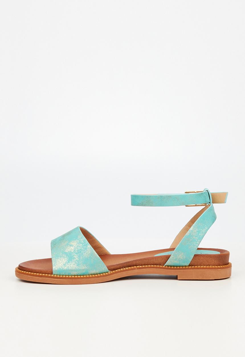 Butterfly Feet - Ellie 3 ankle tie sandal - mint