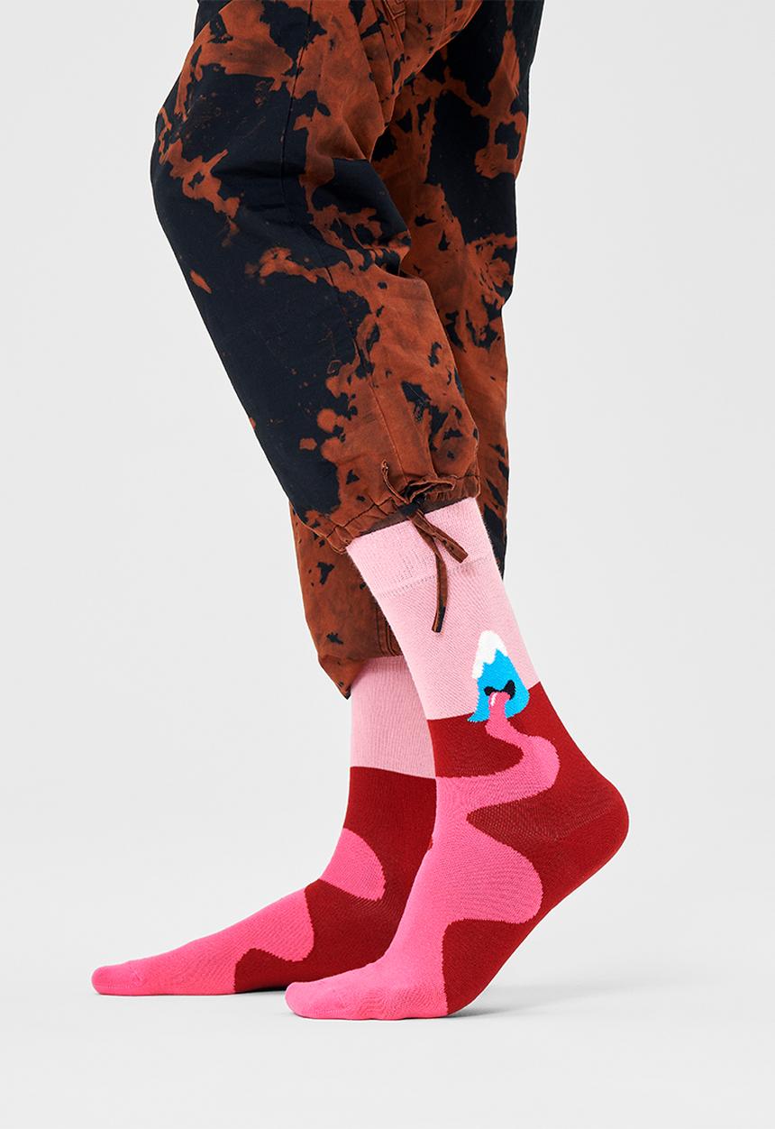 Happy Socks - Mountain high socks - pink