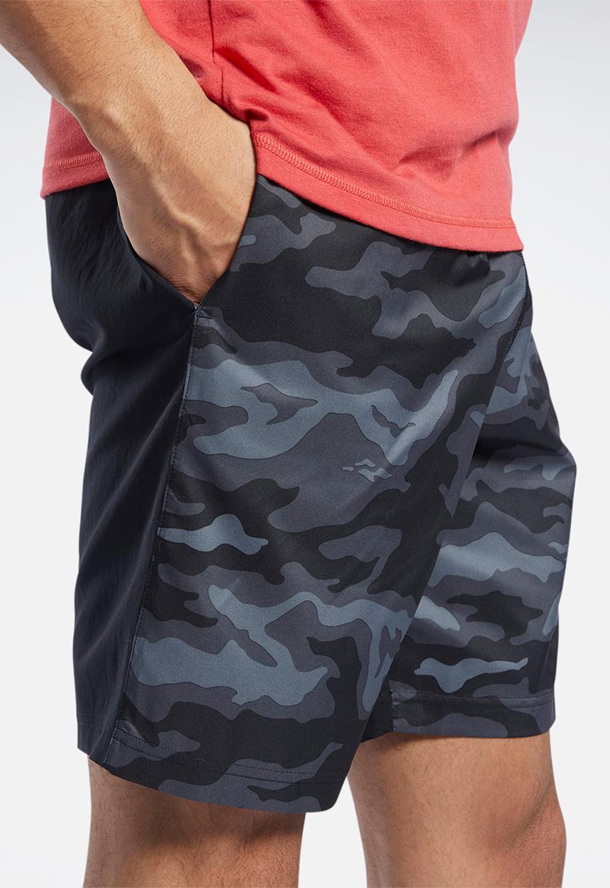 Reebok - Wor comm printed short - black