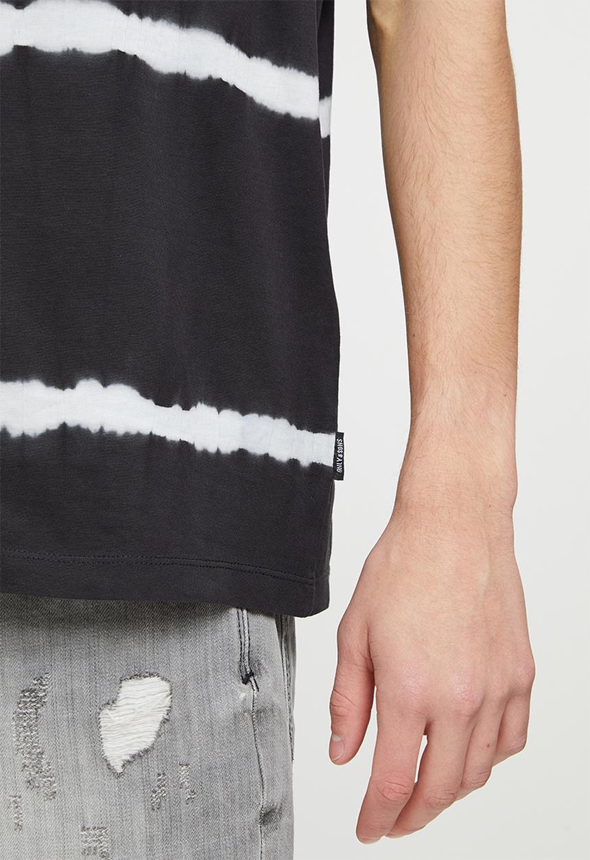 Only & Sons - Onsnate reg tie dye tee - dark navy