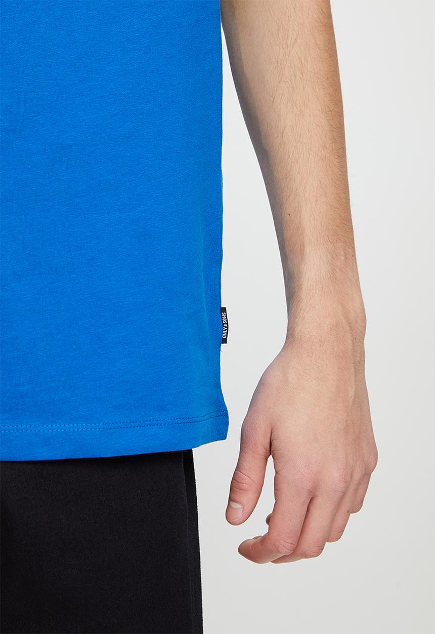 Only & Sons - Onspepsi logo reg short sleeve tee - blue