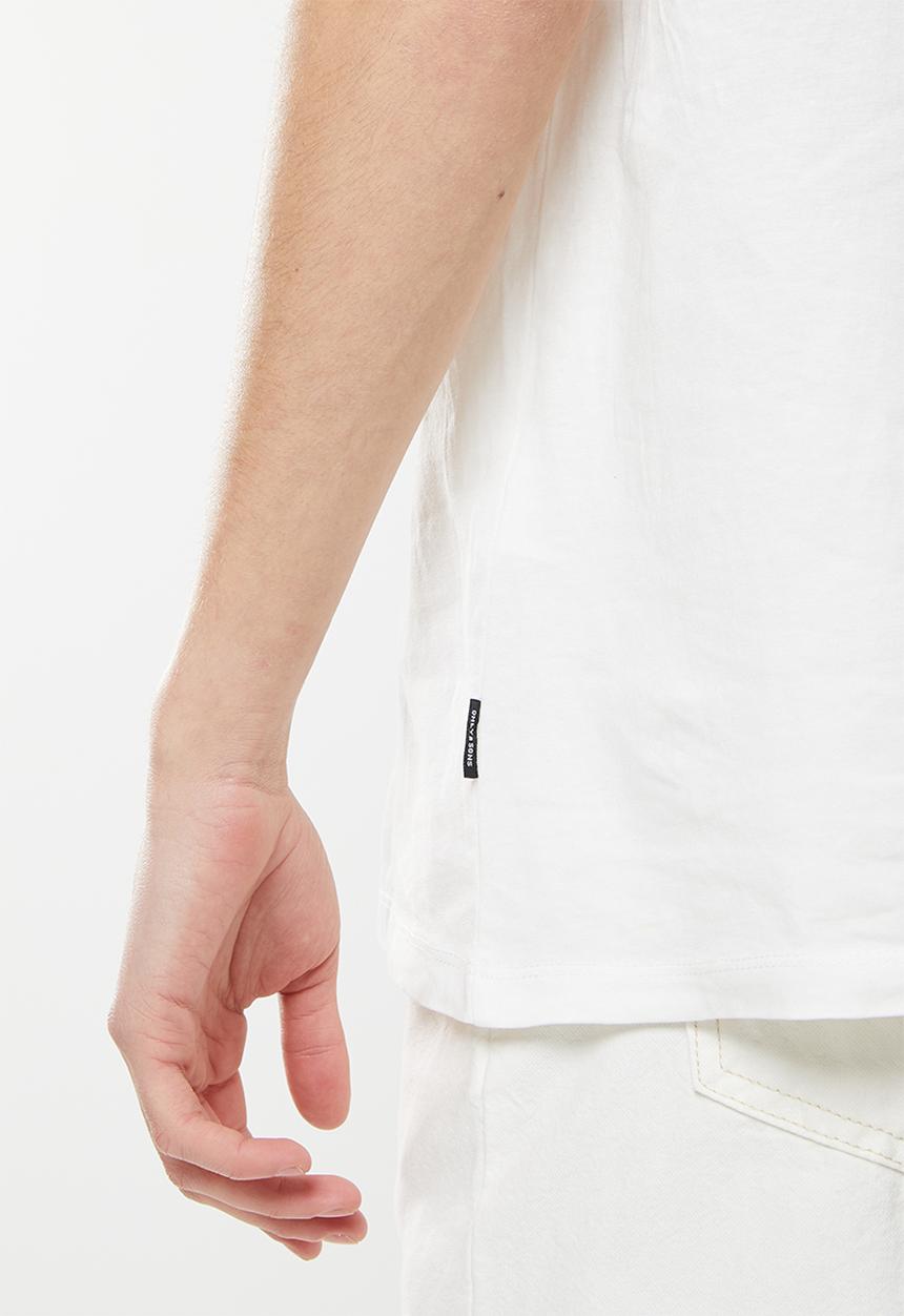 Only & Sons - Onsironmaiden rlx short sleeve tee - white