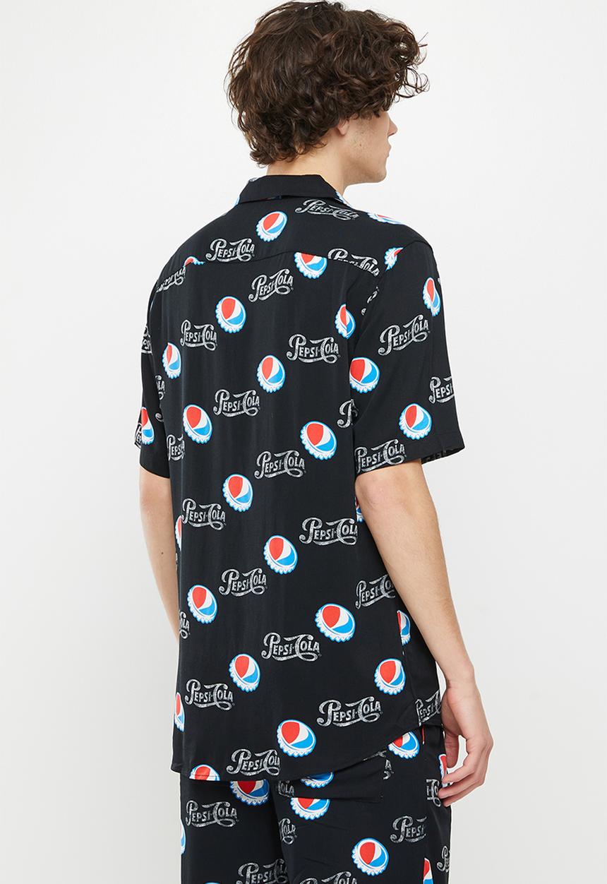 Only & Sons - Onspepsi life ss license aop reg shirt - black
