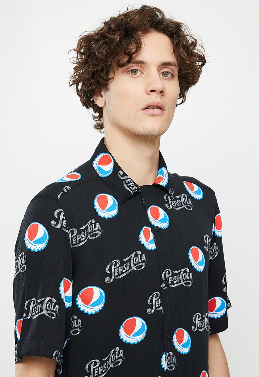 Only & Sons - Onspepsi life ss license aop reg shirt - black