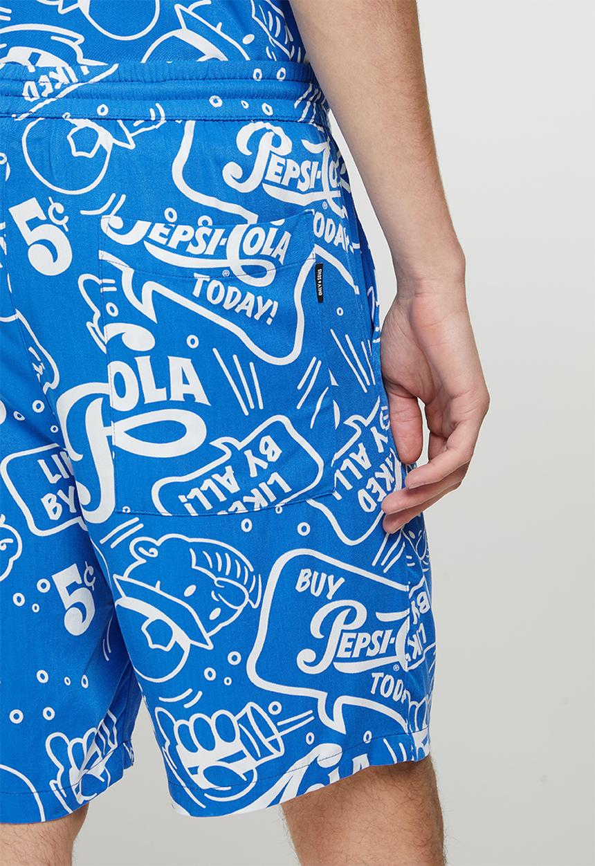 Only & Sons - Onspepsi life license aop shorts - blue
