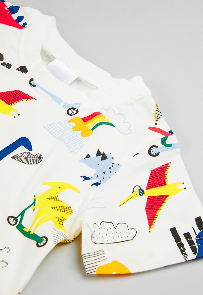 Pop Candy - Stego dino set - white & grey mel