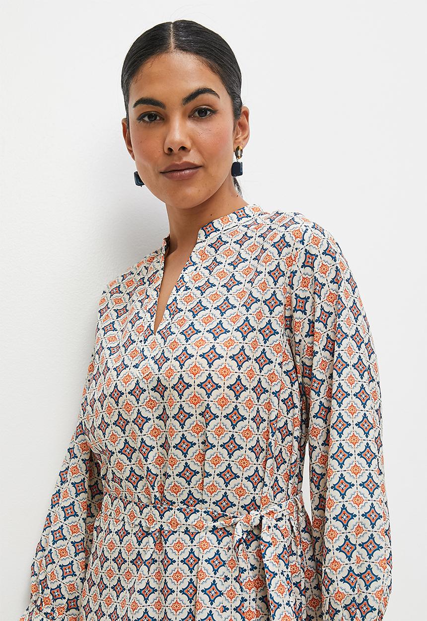 edit - Printed boho kaftan - ethnic floral