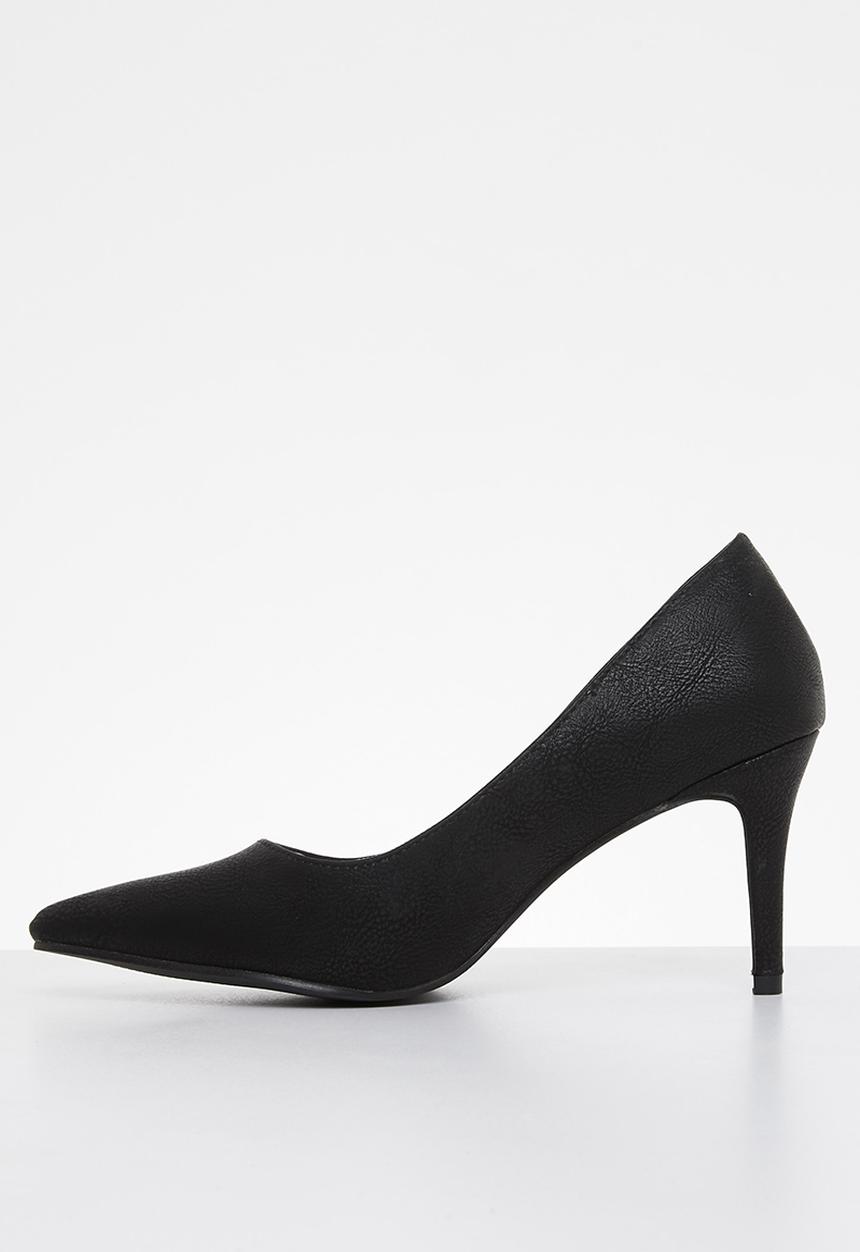 Madison® - Betsie stiletto court heel - black