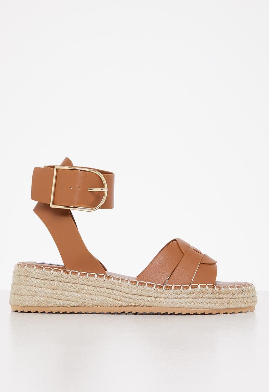 Madison® - Caitlin espadrille flatform sandal - tan