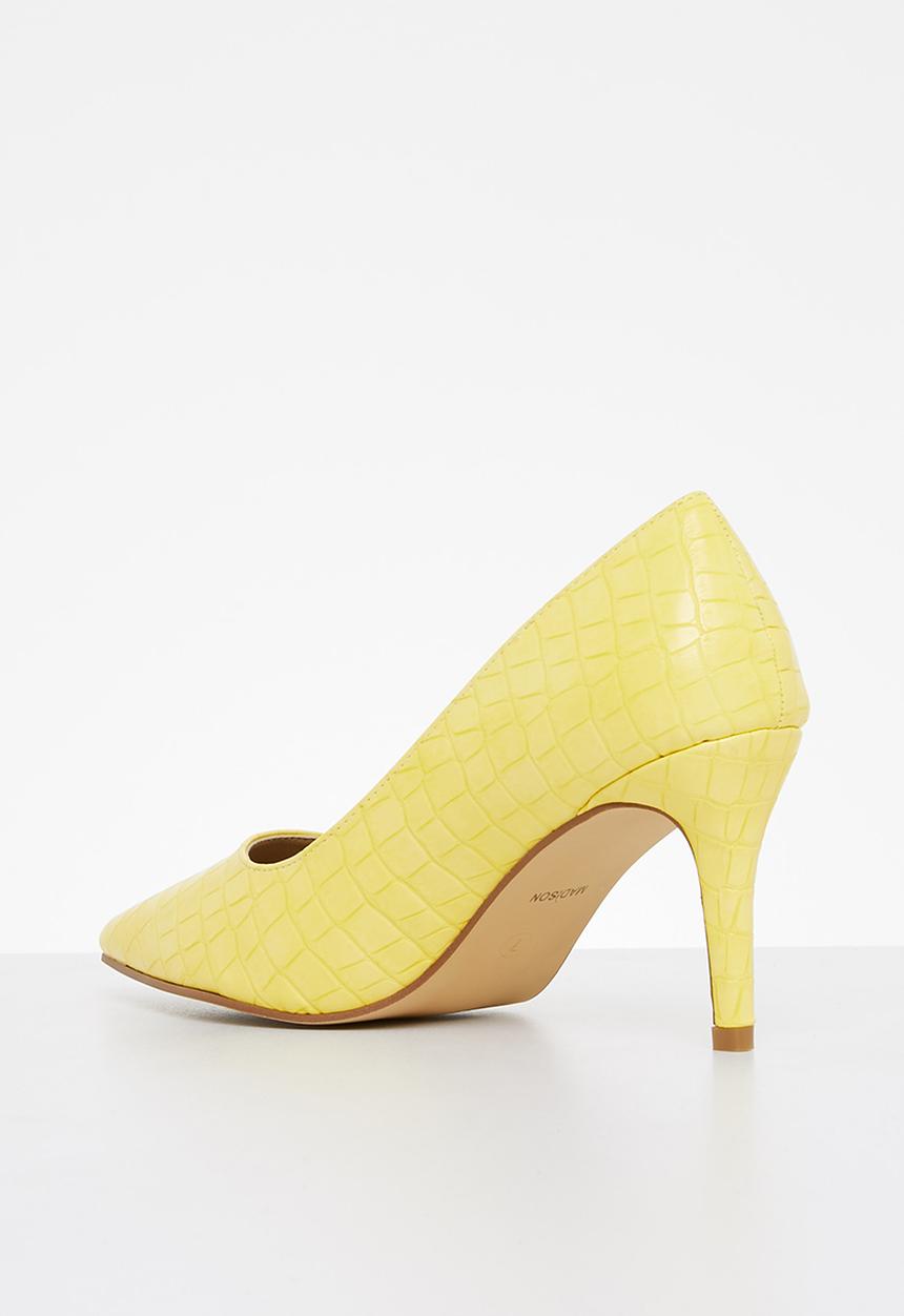Madison® - Betsie stiletto court heel - butter yellow