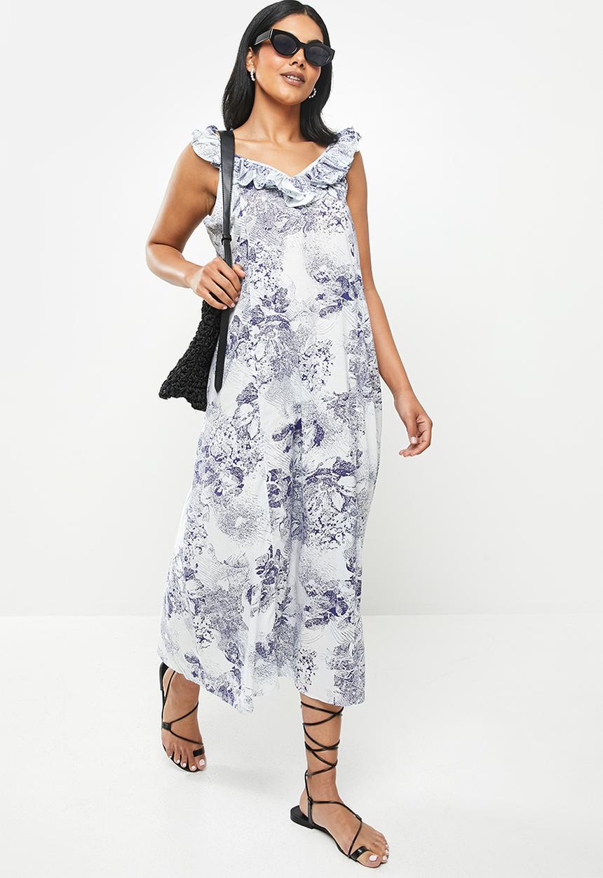 Jacqueline de Yong - Filippa life exclu sleeveless midi dress - cloud dancer