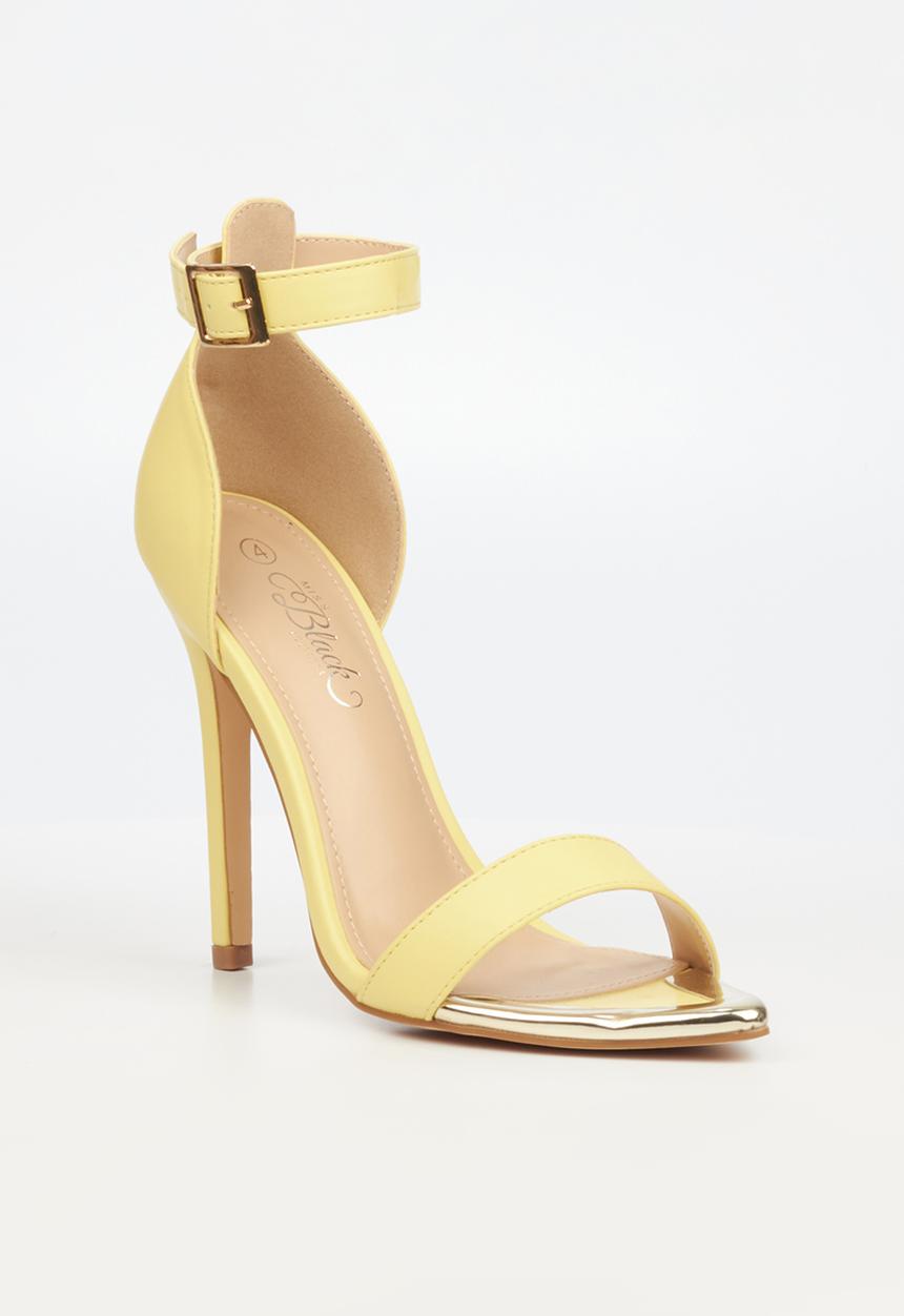 Miss Black - Edge1 stiletto heel - yellow