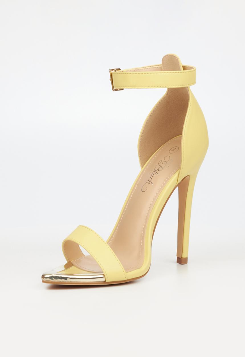 Miss Black - Edge1 stiletto heel - yellow