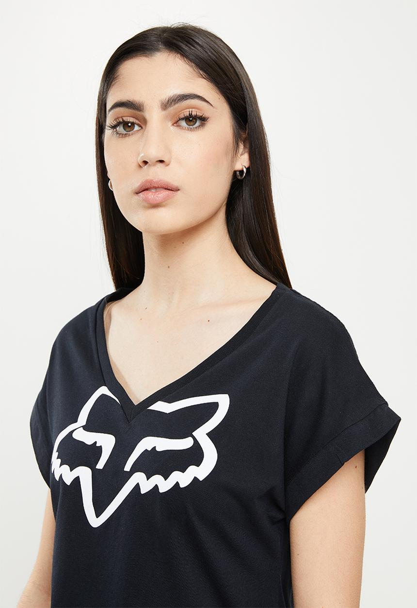 Fox - Boundary short sleeve tee - black