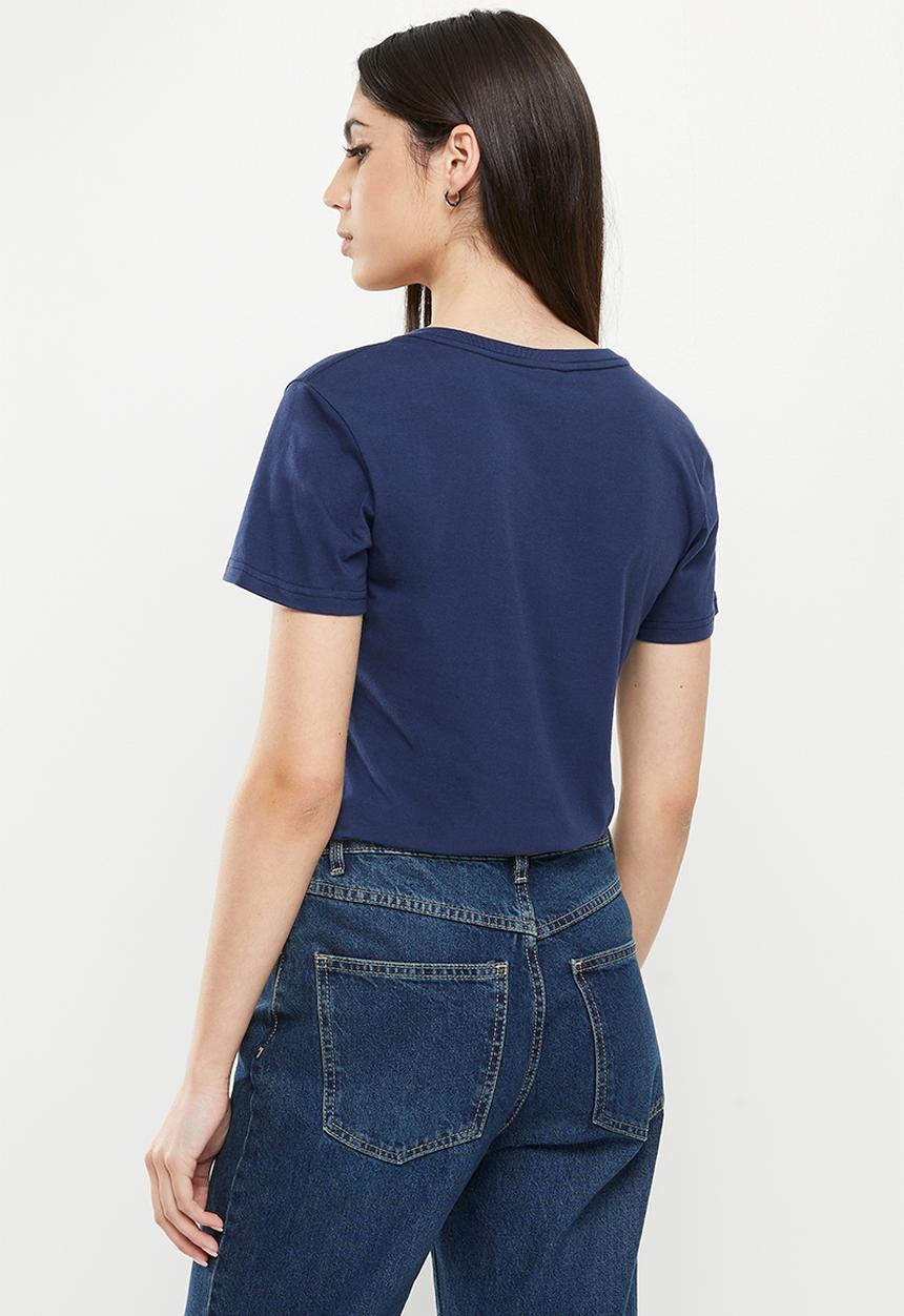 Fox - Coastal blues v-neck - navy