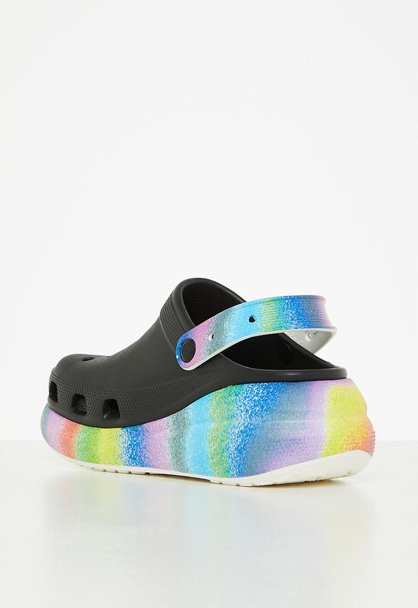 Crocs - Classic crush spray dye clog - black & multi