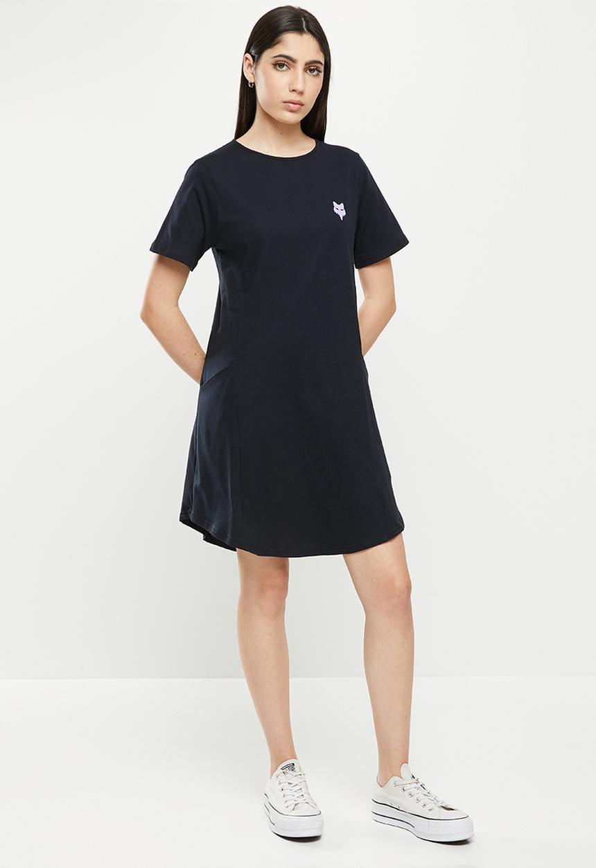 Fox - Heater tee dress - black
