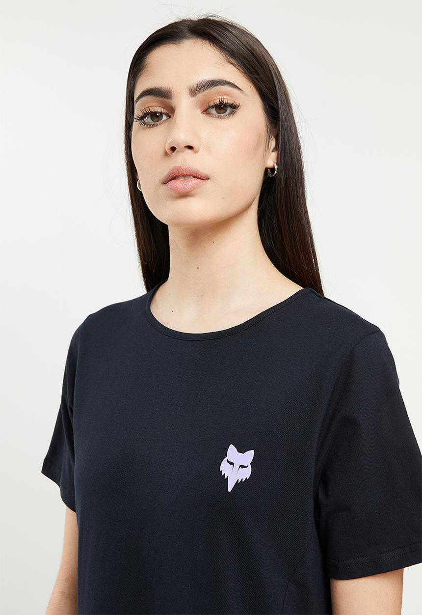 Fox - Heater tee dress - black