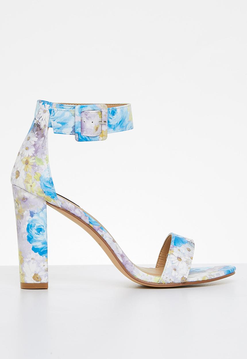 Madison® - Angelique buckle tie block heel - multi 