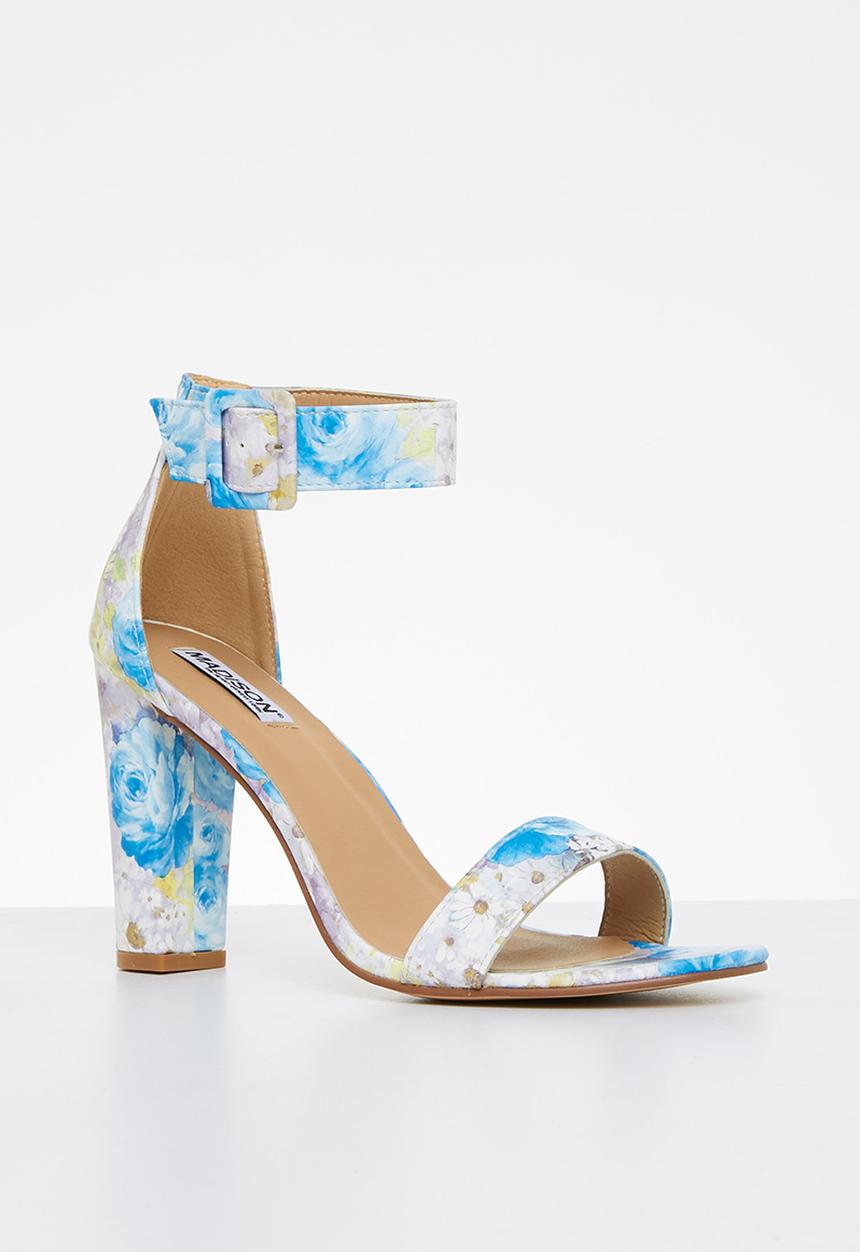 Madison® - Angelique buckle tie block heel - multi 