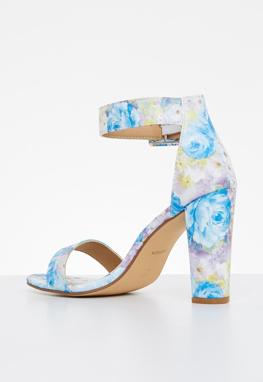 Madison® - Angelique buckle tie block heel - multi 